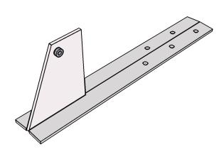 4301 S3895 Popis: Hliníkový rovný hák pre eternitové, šindľové a plechové strechy Materiál: