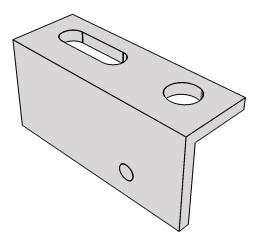 S3843 Popis: Hliníkový uholník pre kombi-skrutku (S3244) a rovný hák (S3895)