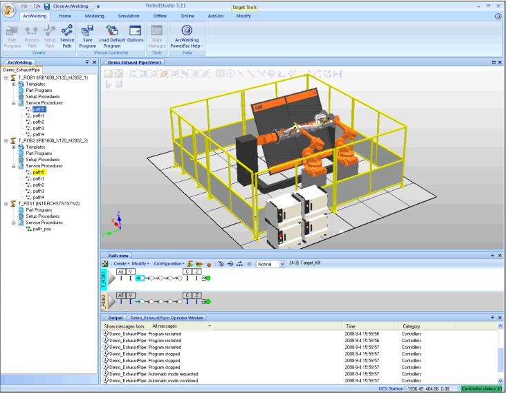 Slika 10.: Programska oprema RobotStudio in dodatek AWPP.