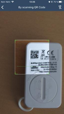 [Skenovat QR kód] -> Naskenujte z