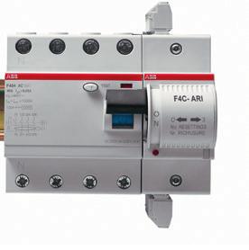 Jednotka F4C-ARI pro automatické opakované zapnutí proudového chrániče F404 (autorecloser) Specifické vlastnosti Jednotka F4C-ARI p ro automa t ické opakované zapnutí proudového chrániče provede v