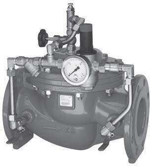 Voda PICO M100 Membránový redukční ventil PN 10, 16 DN 50 300 Popis Automatický hydraulicky ovládaný membránový redukční ventil s řídicím okruhem.