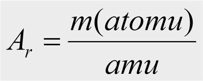 Relativní atomová hmotnost Nuklidová hmotnost = hmotnost čistého izotopu Atomová (střední) hmotnost prvku = průměr hmotností izotopů vážený přirozeným zastoupením Relativní atomová hmotnost