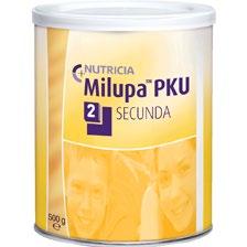 FENYLKETONURIE Nutriční informace na 10 prášku: Energetická hodnota Tuky z toho nasycené mastné kyseliny Sacharidy z toho cukry Vláknina Bílkoviny (ekvivalent) Sůl Aminokyseliny 1263 kj 297 kcal 4,3