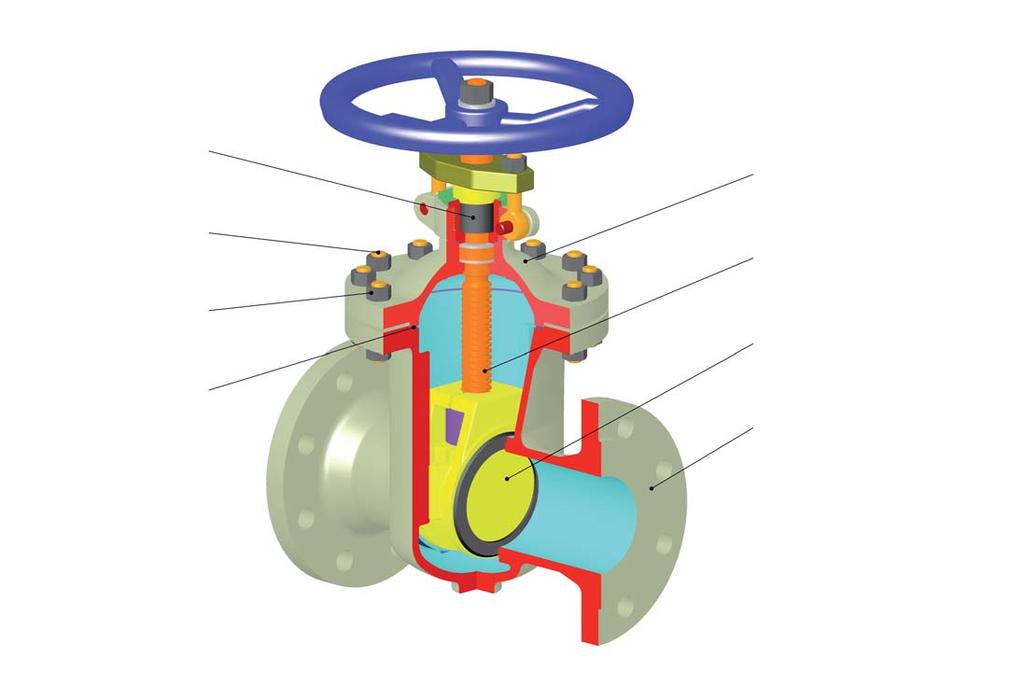 ŠOUPÁTKA S NESTOUPAJÍCÍM VŘETENEM NON-RISING STEM GATE VALVES TYP / TYPE S33.