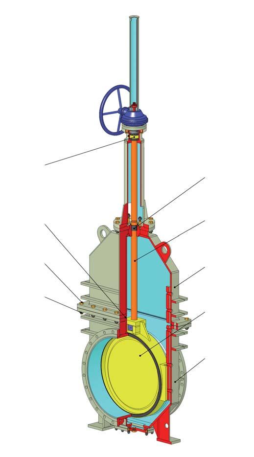 ŠOUPÁTKA SE STOUPAJÍCÍM VŘETENEM RISING STEM GATE VALVES TYP / TYPE S33.