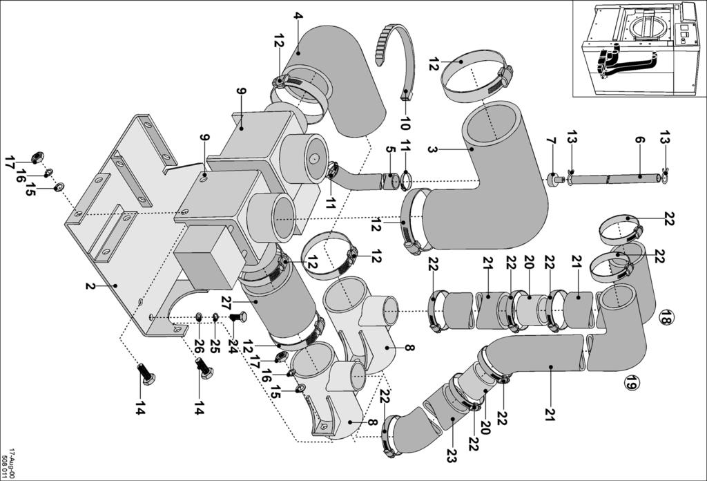 VYPOUŠTĚCÍ SYSTÉM PRO 40-55 kg / 100-125 lb