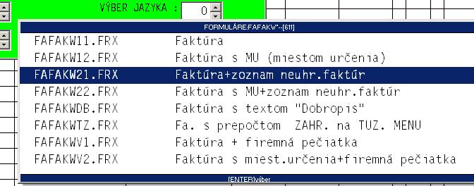 Modul WIN PROLFA faktúry Prehľad a rozpis splátok pre Pohľadávky a Záväzky (od 08/2011) Do prehľadu splátok boli