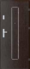 110) Prezentované kolekcie modelov dverí sa týkajú: technických dverí Akustické 27 db (str. 124), 32 db (str.