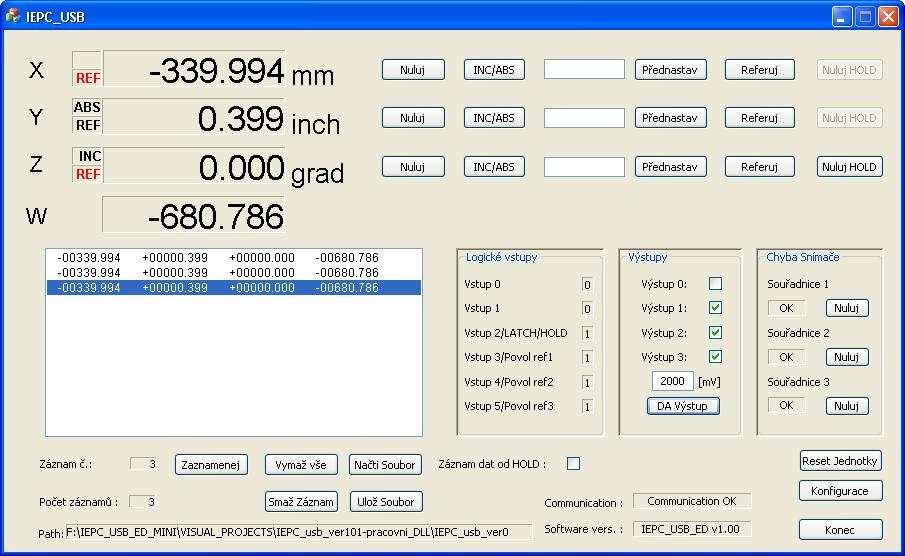 Úvod Deska je určena pro čtení a zpracování údajů z inkrementálních snímačů. K počítači je připojena přes rozhraní USB. Dodávaný software je funkčí pro systémy Windovs XP a vyšší.