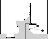 KAPITOLA 4. POROVNÁNÍ STRATEGIÍ MULTI-ROBOTICKÉHO PRŮZKUMU (a) není povoleno (b) je povoleno Obrázek 4.2: Porovnání Povolení/zakázání plánování cest přes neznámý prostor.