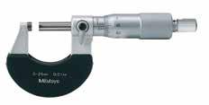 01 ±2 80 59 Mikrometer s števcem Neposredno odčitavanje s števca za hitro in enostavno odčitavanje območje Natančnost 193-101 0-25 ±2 118 92 193-102 25-50 ±2 175 138 193-111* 0-25 ±2 160 125 *