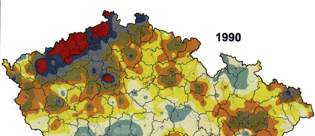 KONCENTRACE OXIDU SIŘIČITÉHO V OVZDUŠÍ