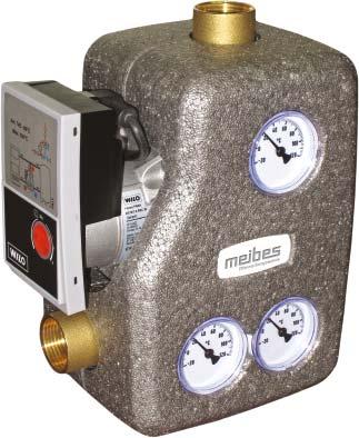 A-MIX čerpadlová jednotka pro ochranu proti nízkoteplotní korozi Přímé propojení zdroje tepla na pevná paliva se systémem bez použití doplňkového příslušenství Kompaktní tepelná izolace zařízení