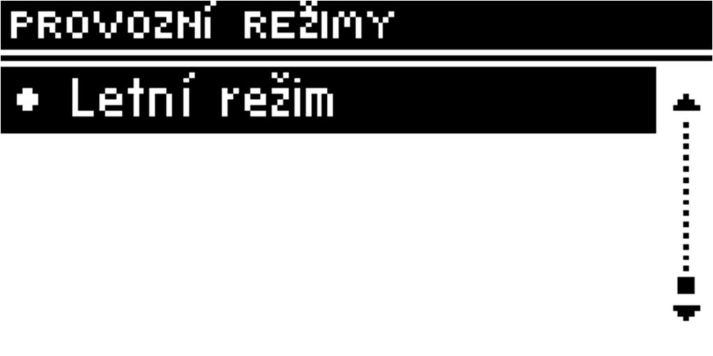 - 25 - Práce čerpadla ÚT probíhá celou dobu až do okamžiku, kdy teplota bojleru poklesne pod zadanou teplotu o hodnotu hystereze TUV. Tehdy se vypne čerpadlo ÚT a zapíná se čerpadlo TUV.