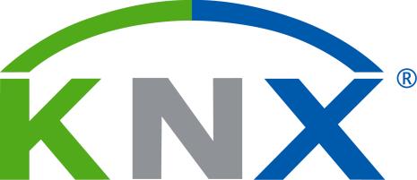 Obr. 21: Logo a ochranná známka asociace KNX Mezinárodní asociace KNX umožňuje výrobcům úspěšně odzkoušených výrobků používat na nich ochrannou obchodní značku KNX podle obr. 21. Ověřování toho, zda výrobky vyhovují stanoveným normám, se uskutečňuje v jedné ze čtrnácti akreditovaných zkušeben v sedmi zemích.