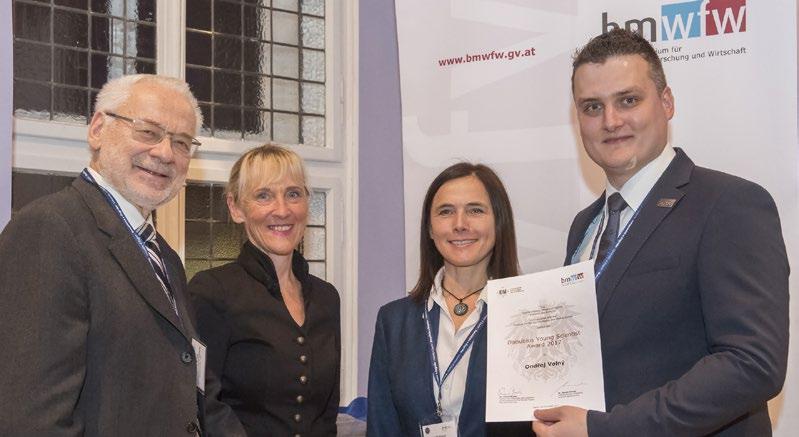 LF informuje Cena Danubius Young Scientist Award Irena Wernerová Cena pro MUDr. Volného Mladý nadějný vědec a lékař MUDr. Ondřej Volný, Ph.D., z I.