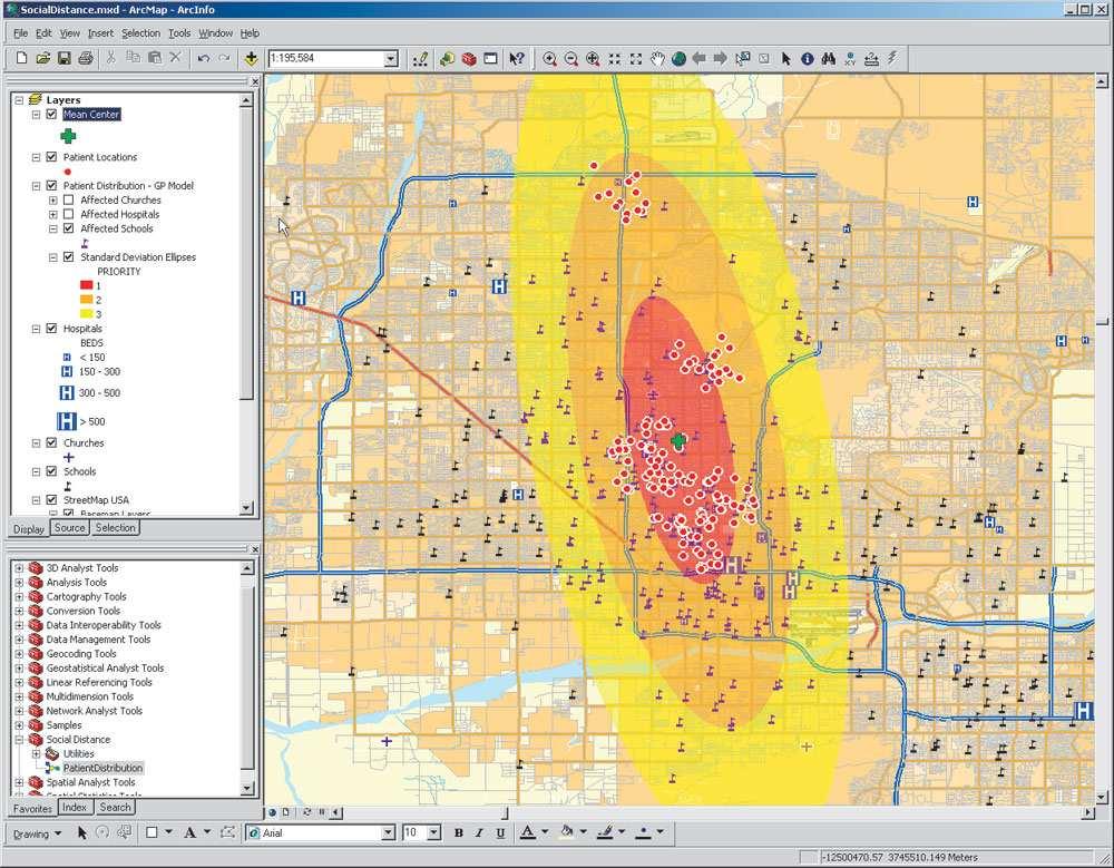 Zobrazení geografických dat 8 Zobrazení geografických dat Vzhledem k tomu, že data se v databázi zobrazují jen v číselných hodnotách je pro lepší představu o datech potřeba zobrazit je i graficky.