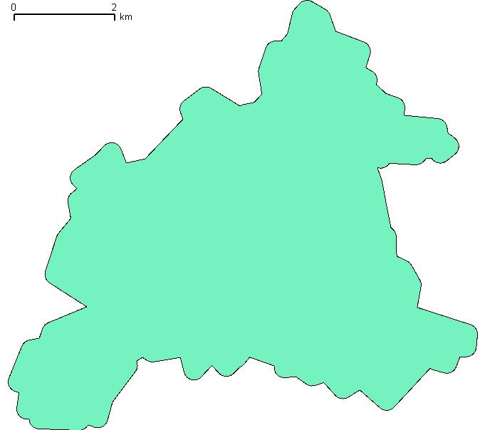 Praktické příklady prostorových funkcí 11.5.2 Funkce blízkosti Původní data: hranice obce Kolín, získané pomocí příkazu: CREATE TABLE kolin AS SELECT obce.gid,obce.