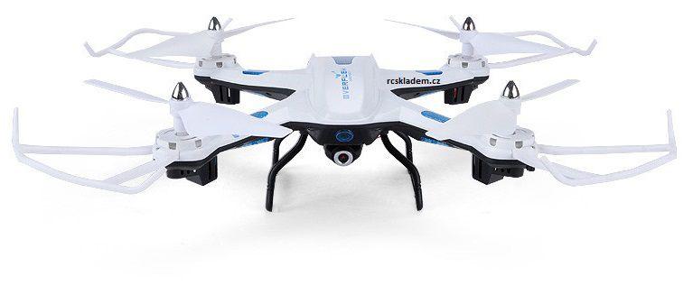 Uživatelská příručka Odolný dron TRACKER S5 s HD kamerou Vlastnosti RC modelu dronu: Rozměry: 34 x 34 x 9 cm Délka vrtule: 145mm Baterie: 3.
