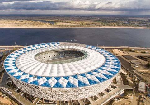 Volgograd, Volgograd Aréna (otevřena 2017) Konstrukce