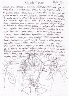 Mytologické a magické z hlediska živé morfologie ve výtvarné kulruře Medvědí tlapu. Meskwakihagové se pokoušeli divokého muže mírnit. Ale marně.
