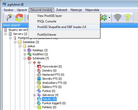 3. POSTGIS 3.4 Práce s daty 1. Založení schématu a nastavení cesty vyhledávání na name_schema, topology a public. 2. Import prostorových dat do name_schema v databázi. 3. Validace dat. 4.