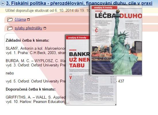 Hospodářská politika 1 Ing Aleš Franc, PhD http://elportalcz/katalog/esf/bpe_hop1 E-learning je v předmětu zastoupen několika agendami Interaktivní