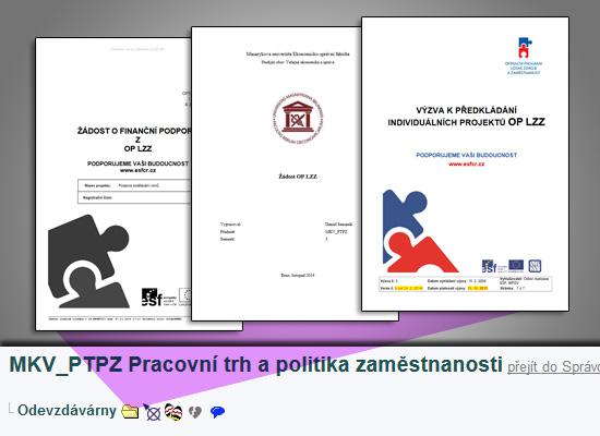 Interaktivní osnova prezentuje základní informace o předmětu a jednotlivých studijních blocích