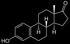 17-beta-estradiol (E2), estron (E1) Zdroj: en.wikipedia.