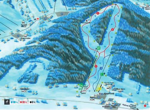 Horská střediska Ski areál Kopřivná OBŘÍ SLALOM SLALOM SKIALPY Sobota 17. 2.