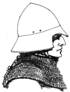 Italský kapalín/klobouk 2. pol. 14.