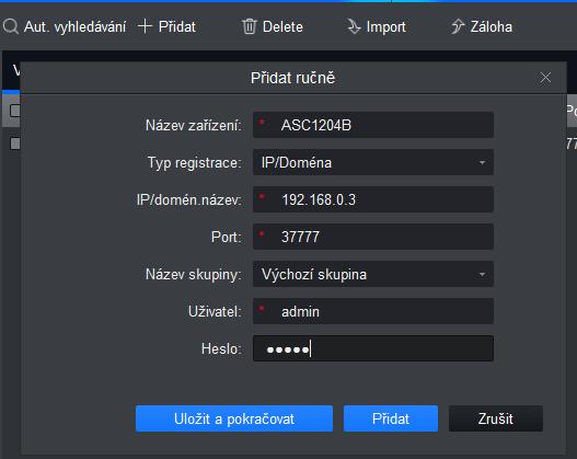 2.5 Software ACS Config Software slouží k vyhledání zařízení v síti, změnu IP adres, nahrání nového firmware, návrat do továrních hodnot. Stahujte pomocí utility Dahua ToolBox 3.