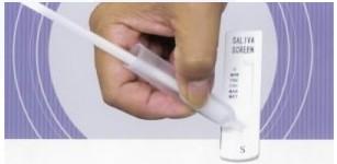 Příklad testu na drogy DynexTest SalivaScreen Nanesení vzorku Odečíst výsledek po 10min Negativní výsledek: 2 proužky Pozitivní