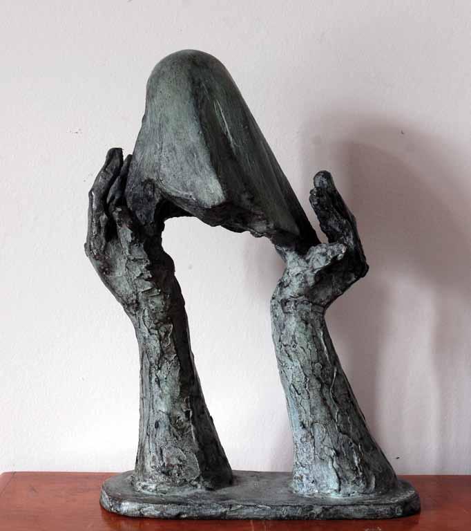 79 79. Ellen Jilemnická (1946) Melancholie bronz, 2009, v.