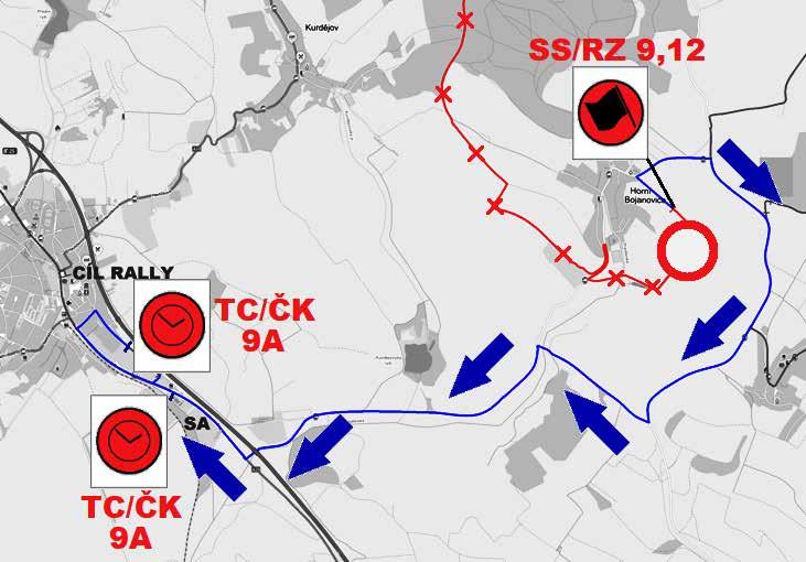 ALLTERNATE ROAD SS 9,12 HORNÍ BOJANOVICE-DIVÁKY,NIKOLČICE