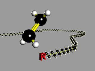(100-100 000 x) H (CH 2 ) n H (polyetylen) vznik opakovanou