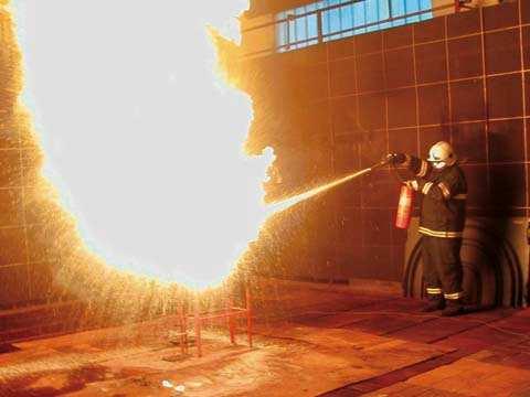 Zařízení pro zkoušku hasicí schopnosti 5F Třída požárů F foto