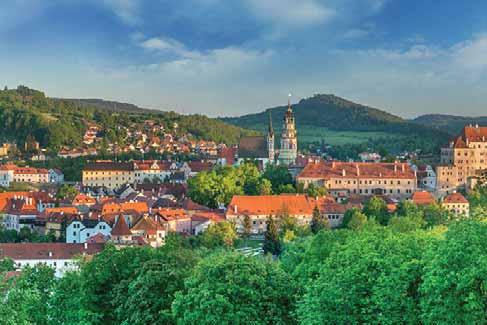 How to get to the starting point From Prague, get to Český Krumlov by car, bus, or train (changing trains at České Budějovice). Start 1. day 1.