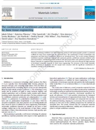 Department of Nonwovens and Nanofibrous Materials