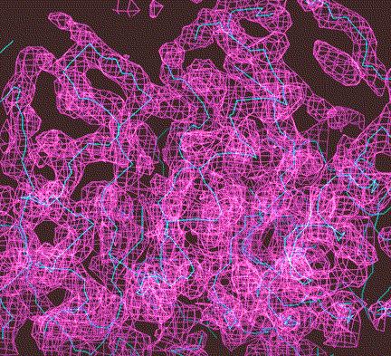 First Electron Density Map Phase and Amplitudes => Fourrier