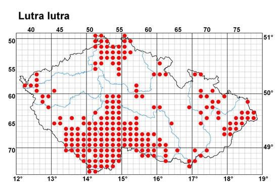 Typy sítí» KFME (Kartierung der Flora Mitteleuropas) mapové pole je lichoběžník měří 10 minut zeměpisné délky a 6 minut zeměpisné šířky, tj.