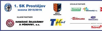 fotbal 37 P ÍLEŽITOST DOSTALO MLÁDÍ, BEZ KROUPY TO ALE NEJDE... PROSTĚJOV Poslední zápas sezóny.