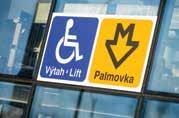 Bezbariérový přístup na uliční úroveň pak zajišťuje osobonákladní výtah rekonstruovaný ze stávajícího nákladního výtahu, přičemž vstupním objektem je úspěšně architektonicky ztvárněný plně prosklený