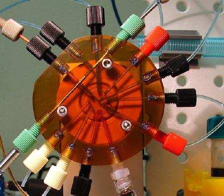 Teoretická část Obrázek 5 - Znázornění systému "Lab-On-Valve"