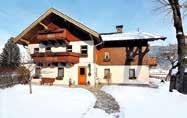 3 Apartmány, penziony a hostince MAISHOFEN Místo pobytu a poloha: Maishofen (750 m), výhodně položená vesnice asi 5 km od střediska Zell am See (50 km sjezdovek) a km od Saalbach-Hinterglemm.