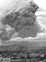 Vliv změny podílu přímé/ difúzní záření na ekosystémy? exploze vulkánu Mount Pinatubo Filipíny, Manila (1991) 20 Gtun SO 2 pokles globální teploty o 0.