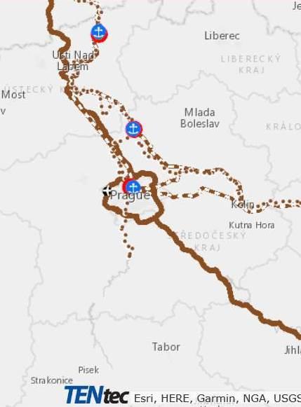 1259 nákladních vozidel, cca 13x více oproti odhadu pro rok 2000 Podle prognózy studie ČVUT by výhledově jezdilo na SZ části SOKP cca 83 000 88