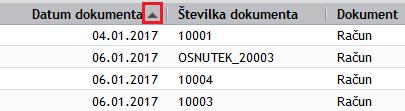 05.07.2017 AccountingBox / spremembe in dodatki SPLOŠNO 1. Hkrati ob shranjevanju nastavitve izbire in vrstnega reda stolpcev v seznamih, se shrani tudi izbrani vrstni red prikaza podatkov.