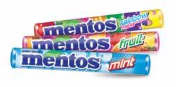 Mentos cukríky 3 druhy od 37,5 g do 38 g od 14,47